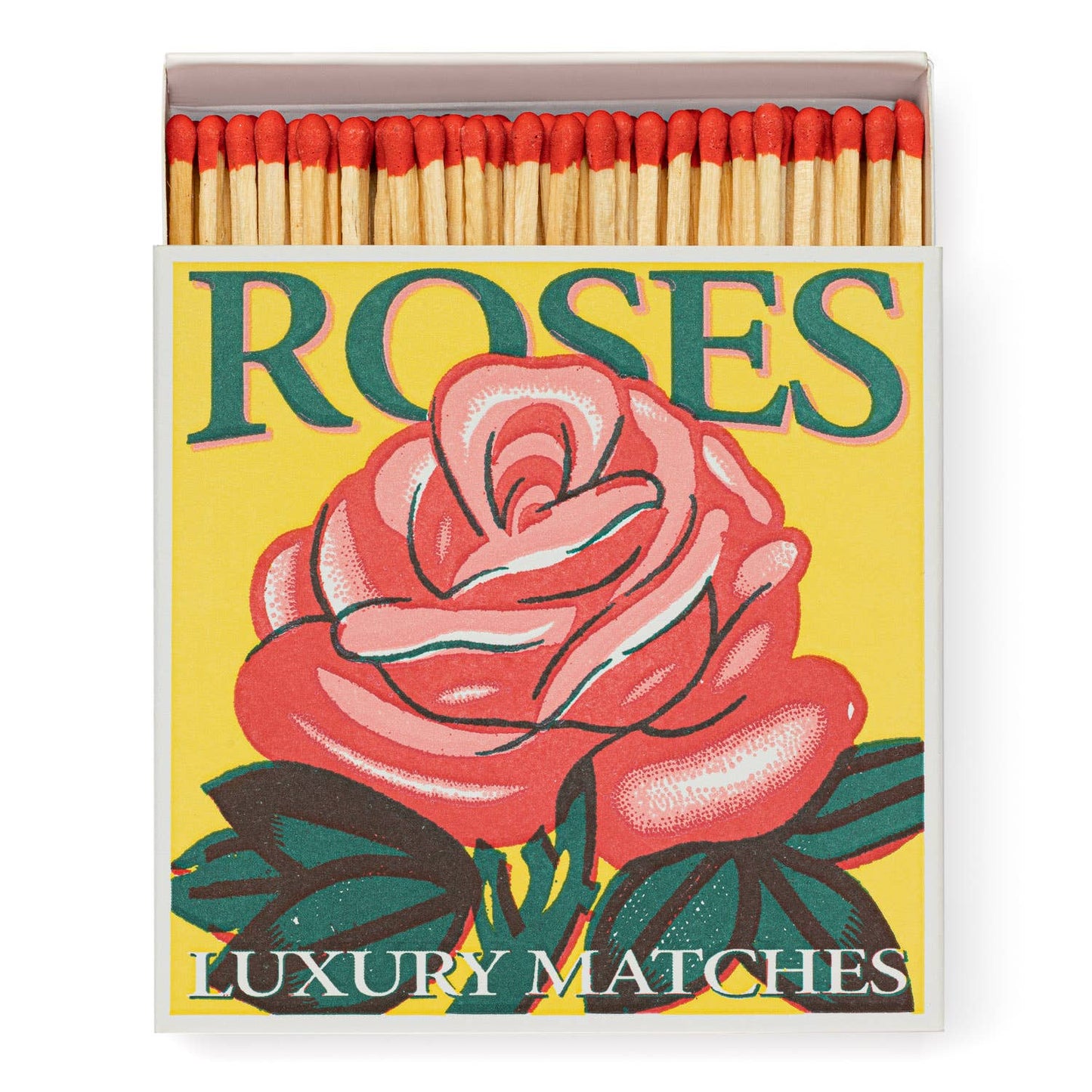 Red Rose | Square Matchboxes