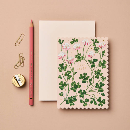 Clover 'Good Luck' Card
