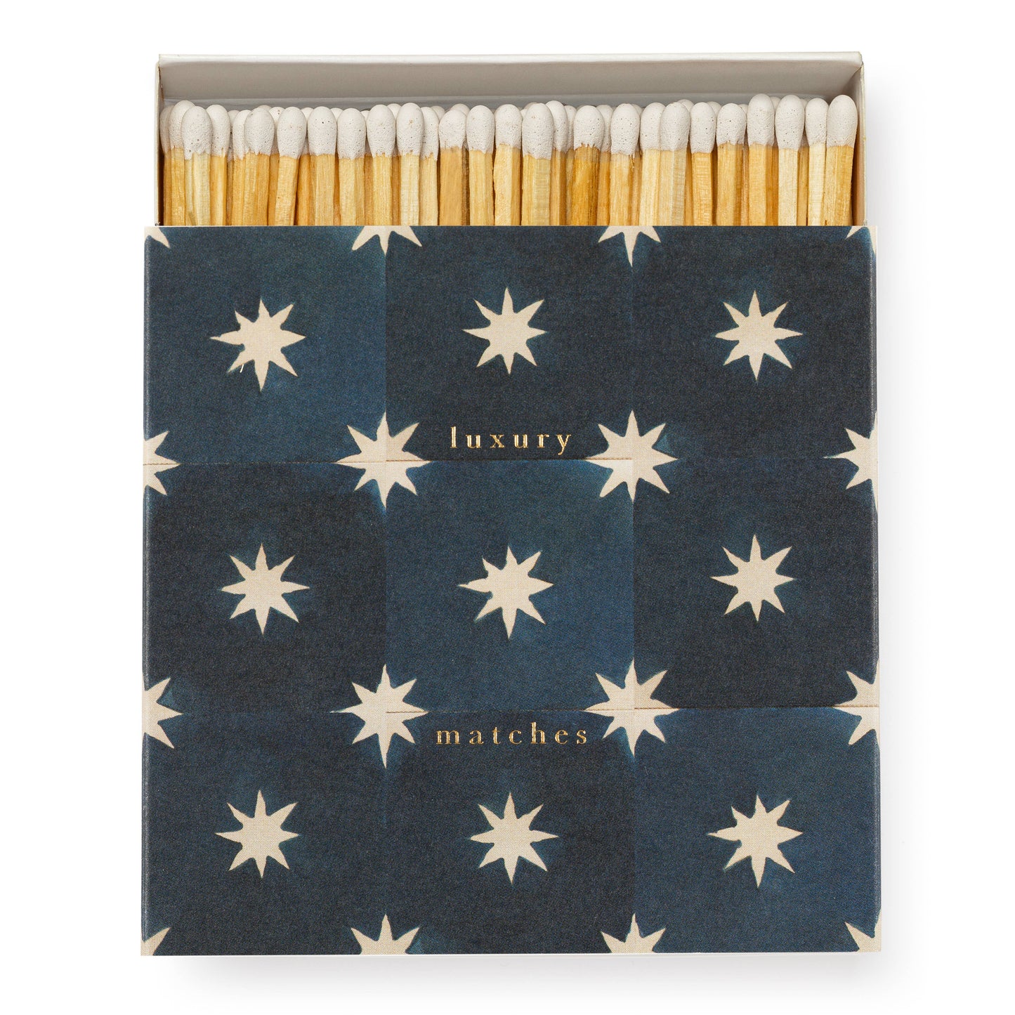 Navy Star Tile | Square Matchboxes 🎄