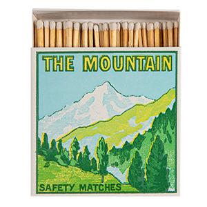 The Mountain Matches |  Square - Safety Matches